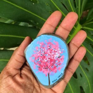 Poui Tree Fridge Magnet (Pink)